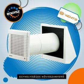   VENTS TWINFRESH R-50 EGYHELYISÉGES EGYCSÖVES HŐVISSZANYERŐS LÉGKEZELŐ BERENDEZÉS