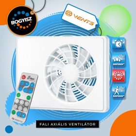   VENTS 100 IFAN MOVE FALI AXIÁLIS VENTILÁTOR MOZGÁSÉRZÉKELŐVEL