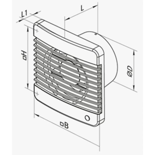 VENTS 125 M VTL FALI AXIÁLIS VENTILÁTOR